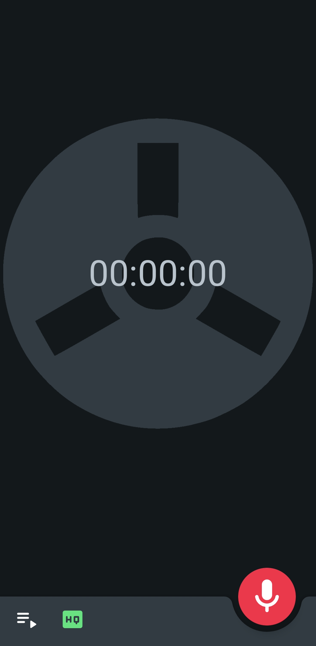 Скриншот dictaphone