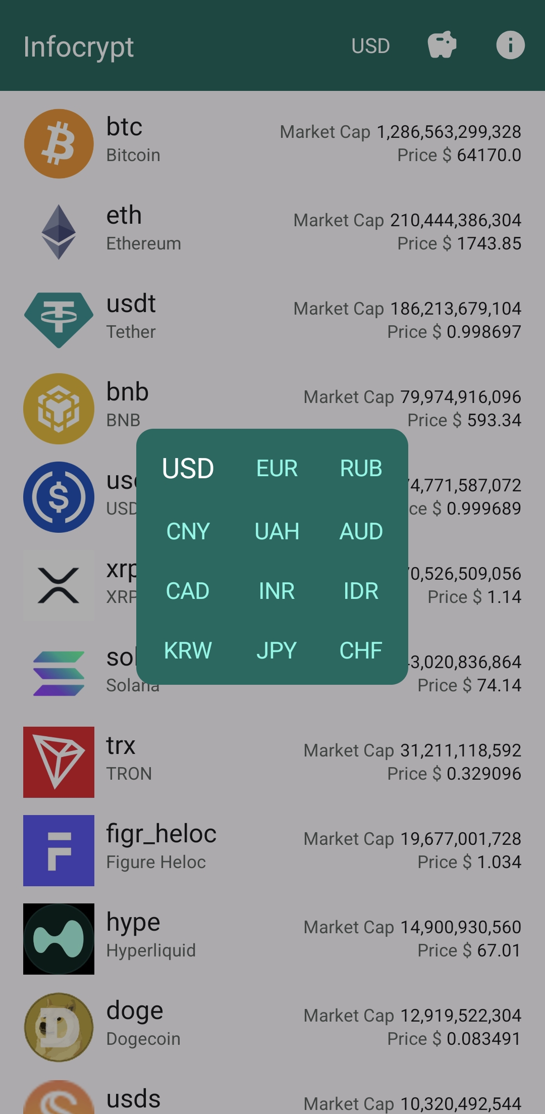 Скриншот infocrypt