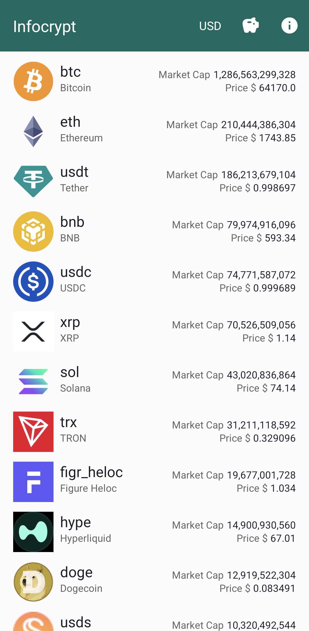 Скриншот infocrypt