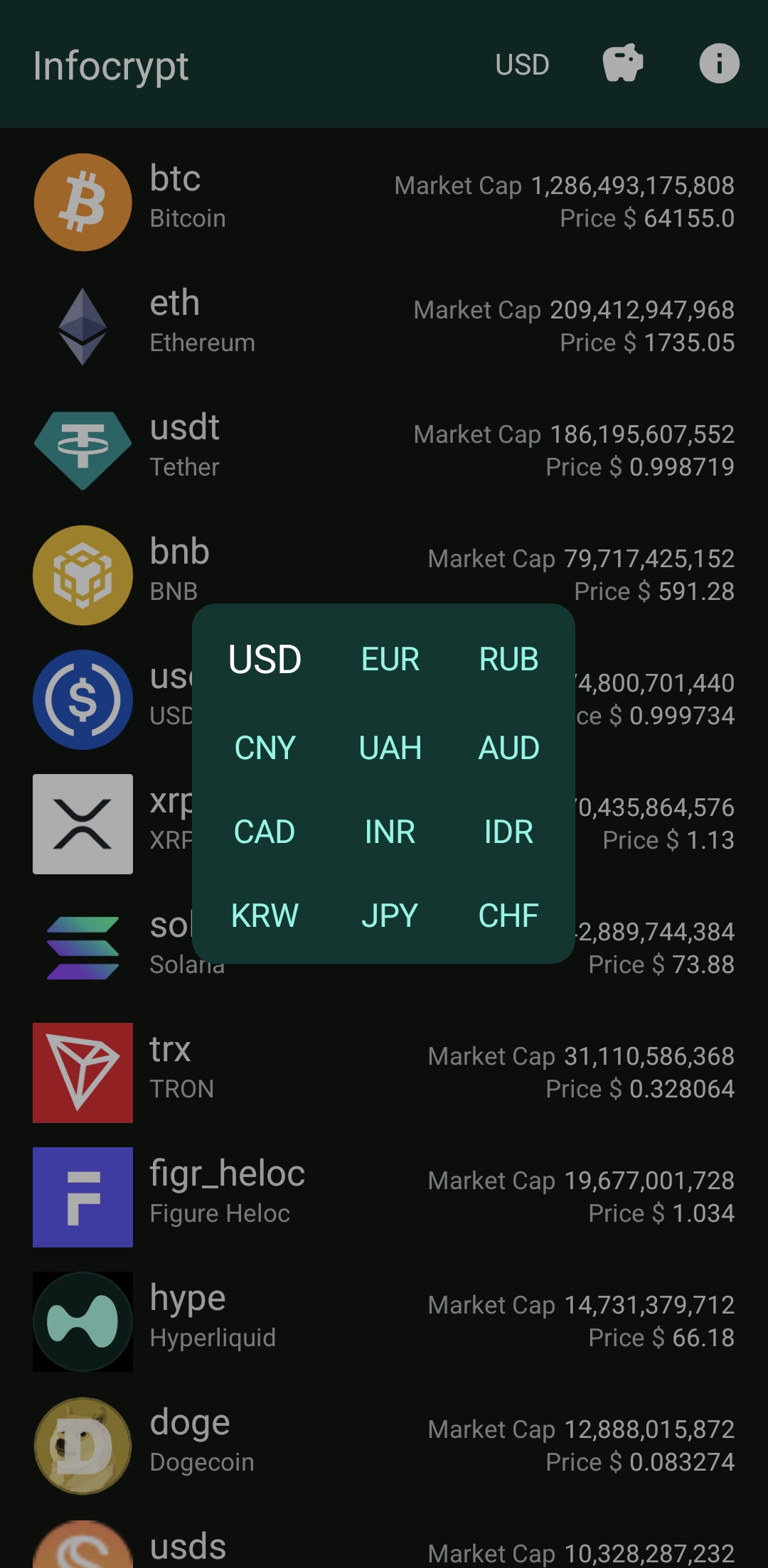 Скриншот infocrypt